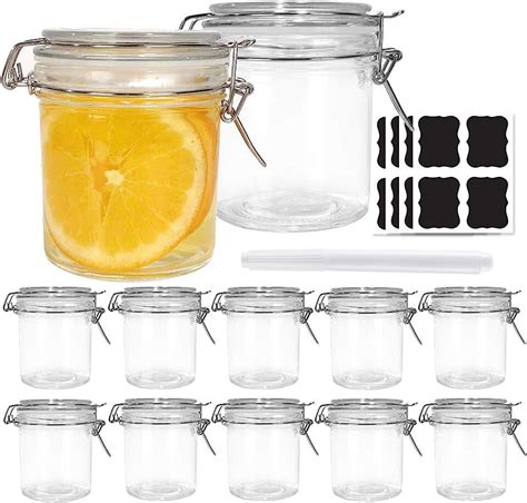 Amazon.com: 8 oz glass jar with lid