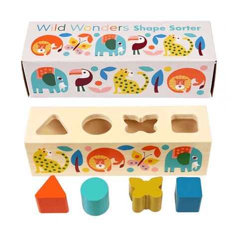 Wooden Shape Sorter - Wild Wonders – Amis & Moi