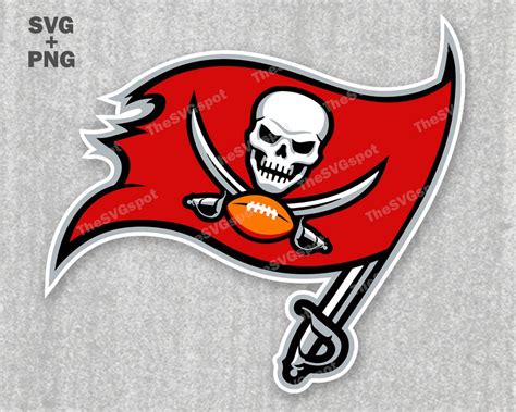 Tampa Bay Buccaneers Flag Logo SVG for Cricut & Silhouette