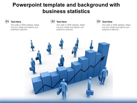 Powerpoint Template And Background With Business Statistics ...