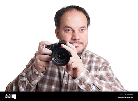 man with dslr camera Stock Photo - Alamy