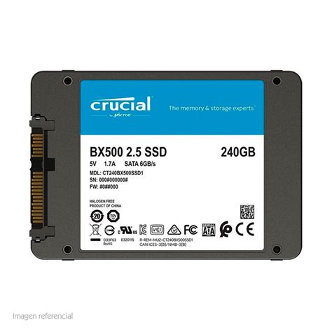 SSD Crucial BX500 | Disco Duro sólido | Disponible desde 120 GB