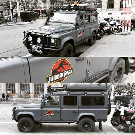 Jurassic Park Land Rover! #jurassic #park #jurassicpark #landrover #defendre #landroverdefender ...