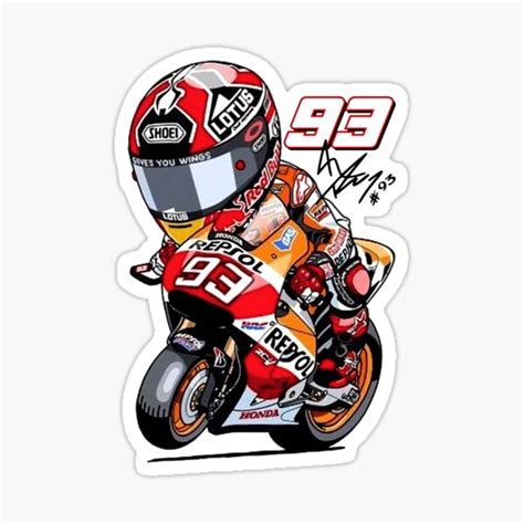 Marc Marquez Stickers | Redbubble