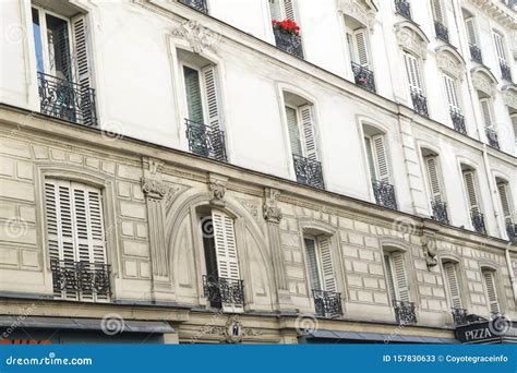 Balcony vue of Paris stock image. Image of peaceful - 157830633