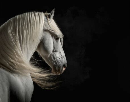 Horse Background Black And White