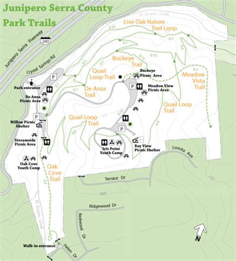 Junipero Serra Park Trails | County of San Mateo, CA