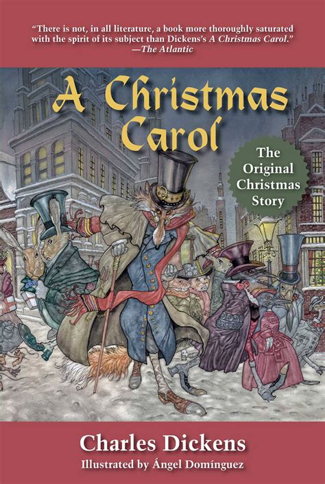 Download A Christmas Carol Book Cover Wallpaper | Wallpapers.com