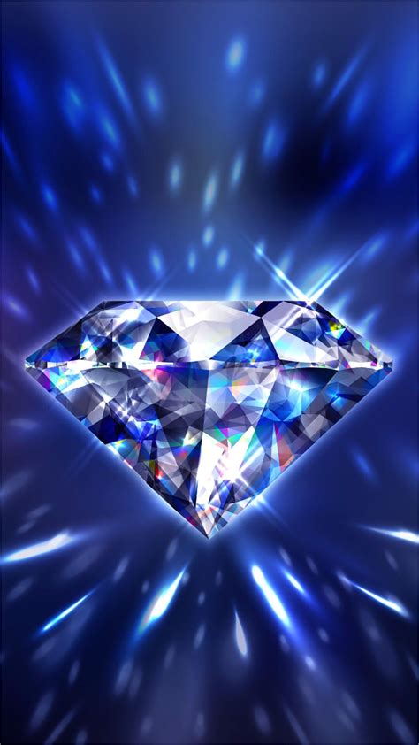 4k Blue Diamond Su Wallpaper | Diamond wallpaper iphone, Diamond ...