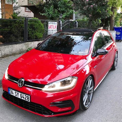 RED • GOLF 7 RLINE | Volkswagem, Volkswagen, Carros