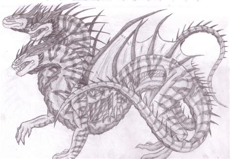 Request: Three Headed Dragon by Airegon on DeviantArt