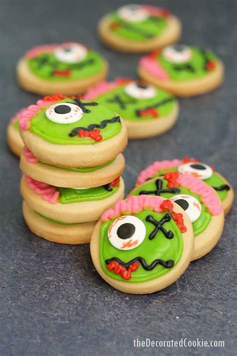 ZOMBIE COOKIES: Fun Halloween party treat with video how-tos.