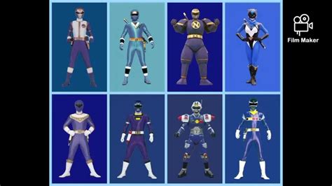 All super Sentai blue rangers - YouTube