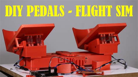 3D Printed DIY Flight Simulator Pedals (Rudder & Brake) Using Arduino - Easy Project - YouTube