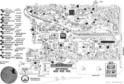 Knotts Berry Farm Halloween 1976 Map - buena park ca • mappery