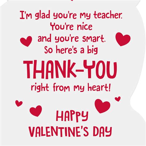 #1 Teacher Valentine's Day Card With Sticker - Greeting Cards - Hallmark