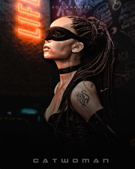 ArtStation - Zoe Kravitz as Catwoman