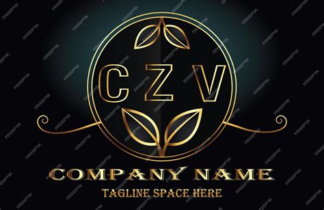 Premium Vector | Czv letter logo