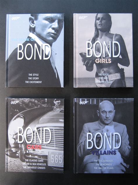 James Bond Collectibles: Set of 4 DK James Bond Books