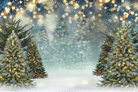 Bokeh Shine Photography Backdrops Glitter Christmas Tree Background Ba ...