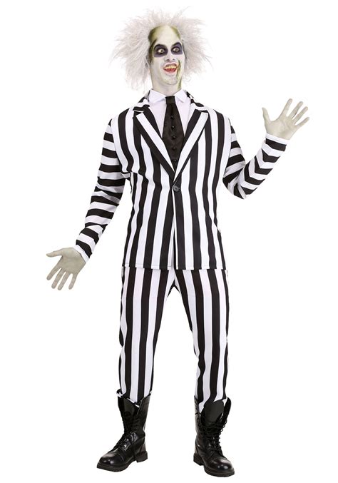 Beetlejuice Adult Costume | Men's Movie Halloween Costumes