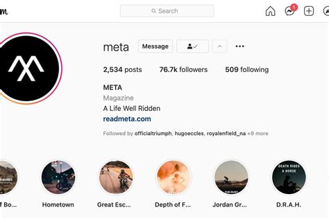 Move Along, Zuck / Motorcycling Instagram 'Meta' Account Stands Its ...