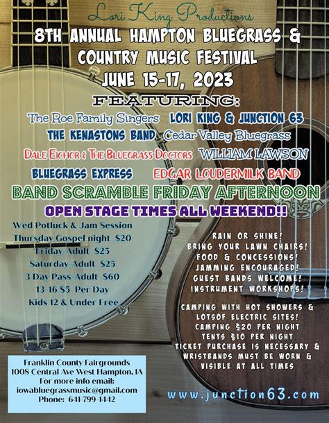 Bluegrass Festival Calendar – Bluegrass Country