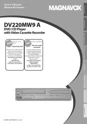 Magnavox DV220MW9 - DVD/VCR Manual