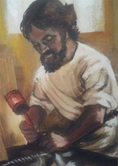 Carpenter Jesus Painting by Thomas Walters - Fine Art America