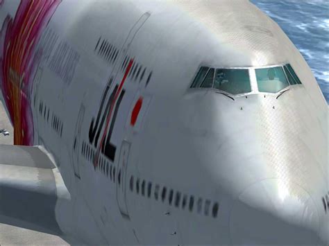 Japan Airlines Boeing 747-400 Flowers Livery for FSX