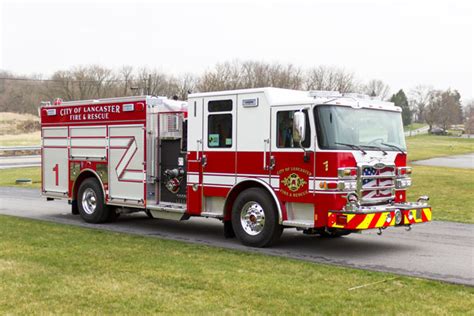 Lancaster City Fire Dept. purchased their new Pierce Enforcer pumper ...