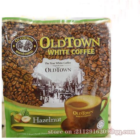 Malaysia imported OLDTOWN old town white Coffee three in one hazelnut 600g containing 15 Instant ...