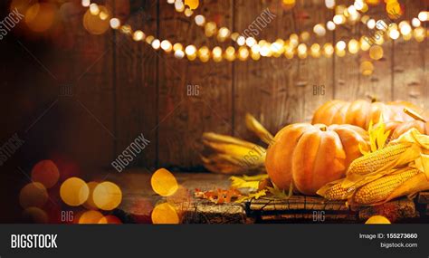 Pumpkin, Squash. Happy Thanksgiving Image & Photo | Bigstock