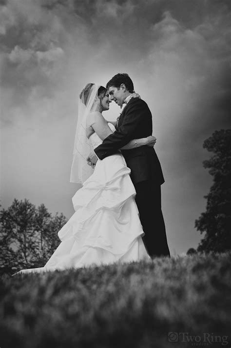 Romantic And Dramatic Black-And-White Wedding Photography