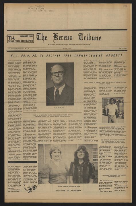 The Kerens Tribune (Kerens, Tex.), Vol. 89, No. 20, Ed. 1 Thursday, May ...