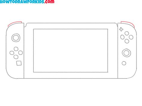 How to Draw a Nintendo Switch - Easy Drawing Tutorial For Kids