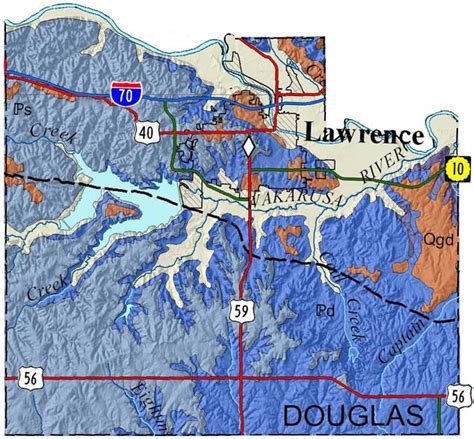 KGS--Geologic Map--Douglas