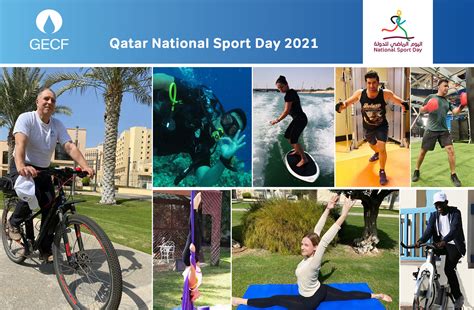 GECF staff marks the 10th annual Qatar National Sport Day with safe, healthy activities