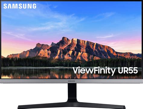 Samsung UR55 Series 28" IPS 4K UHD Monitor Dark Gray/Blue LU28R550UQNXZA - Best Buy