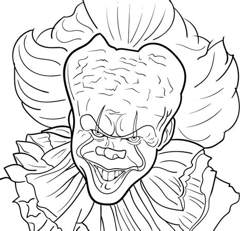 Pennywise Printable Coloring Pages