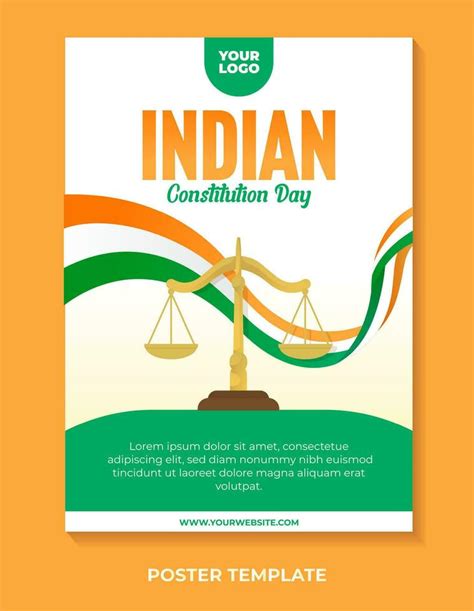 Indian constitution day poster design 27827271 Vector Art at Vecteezy