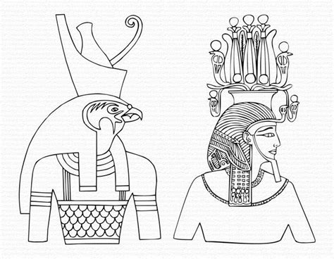 Ancient Egyptian Art Lesson - How to Draw an Ancient Egyptian Head