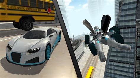 Flying Car Robot Simulator APK Free Simulation Android Game download ...