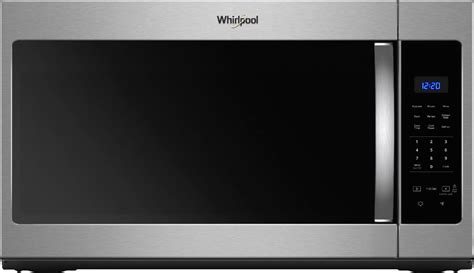 Whirlpool 1.7 Cu. Ft. Over-the-Range Microwave Stainless Steel WMH31017HS - Best Buy