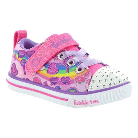 Skechers Kid's Twinkle Toes - Sparkle Lite Rainbow Skies1 / PINK / M | Skechers kids, Skechers ...