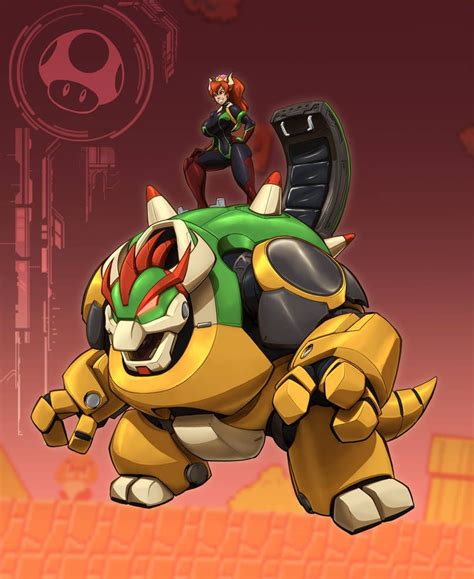 Mecha Bowser Concept by Drawmadillo | Super mario art, Bowser, Mario funny