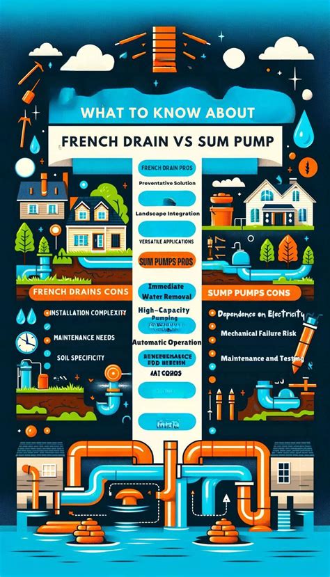 French Drain vs Sump Pump: What To Know