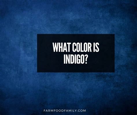 What Color is Indigo Blue? Colors Go Well With Indigo For Interior Design