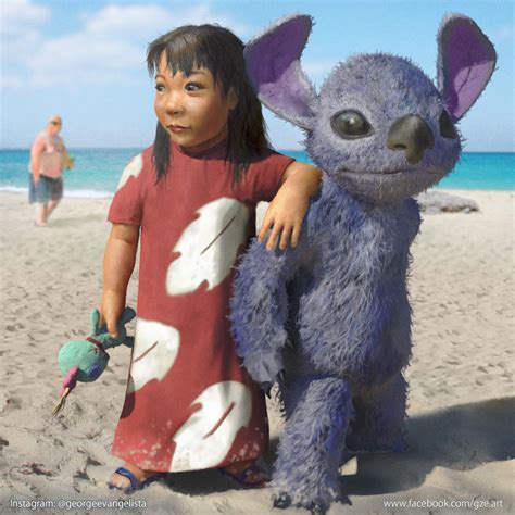 Lilo and Stitch, George Evangelista on ArtStation at https://www.artstation.com/artwork/lybkJ ...