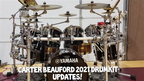 Carter Beauford Replica Drum Kit 2021 Updates! - YouTube